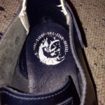 Diesel Navy Mens Deck Type Shoe Ankle Height Leather Size 9.5 Harbor