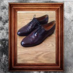 Cole Haan Mens Burgundy Leather Oxford Dress Shoes Size 10 D