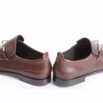 Cole Haan C05325 7 Mahogany leather apron slip horsebit loafer shoe new GXP903