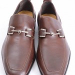 Cole Haan C05325 7 Mahogany leather apron slip horsebit loafer shoe new GXP903