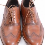 Cole Haan C10146 Air Madison 9.5 British Tan brogue wingtip oxford shoe GZH963