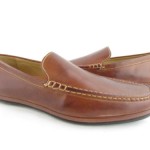 Cole Haan Hudson Drvr Venetian Papaya Leather Moc Mens Sz 10.5M NWB Retail $228
