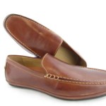 Cole Haan Hudson Drvr Venetian Papaya Leather Moc Mens Sz 10.5M NWB Retail $228