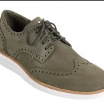Cole Haan LUNARGRAND Wingtip Suede Green/White Bottom – Size 11M