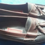 Cole Haan Black Brown Tassel Leather Casual Size 7.5D Dress Shoes Excellent Cd