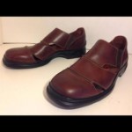 COLE HAAN NIKE AIR MEN’S  BROWN SANDAL LOAFER SHOES 13 M