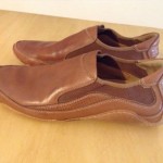 Cole Haan Nike Air Brown Leather Mens Slip On Loafers- 9M