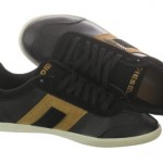 Diesel Vintagy Lounge Y00830-PR131-H5338 Black Breen Leather Casual Shoes 9 Men
