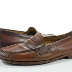 Cole Haan 11 M Mens shoes brown leather penny loafers casual slip on moccasin