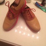 Cole Haan Lunargrand Red Tan Saddle Size 10.5 Msrp $248 90% Off