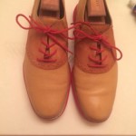 Cole Haan Lunargrand Red Tan Saddle Size 10.5 Msrp $248 90% Off