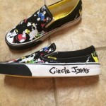 Circle Jerks Vans Slip On Mens Size 9 Or Womens Size 10.5 Limited Edition