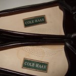Cole Haan Burgundy Leather Tassel Slip On Loafers Shoes Mens Sz.10.5 EEE 3E