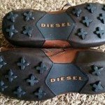 Mens DIESEL SHOES Auriga BROWN Leather Square CASUAL Sz EU 45 or 12