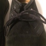 CLARKS ORIGINALS  BLACK SUEDE LACE UP SIZE 10.5M  78151