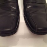 Hugo Boss Mens Black Calf Leather Loafers Bicycle Toe Shoes Sz 8.5