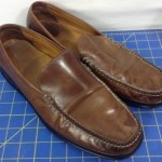 COLE HAAN Loafers Mens 11  Nike Air Slip on Brown Leather Mens Shoes