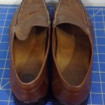 COLE HAAN Loafers Mens 11  Nike Air Slip on Brown Leather Mens Shoes