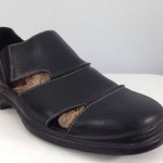 COLE HAAN – NIKE AIR Mens Black Leather Casual Shoes Size 8 Medium