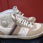 DIESEL TAN DONNY BASEBALL LEATHER BOOTS MEN ATHLETIC SNEAKER WEAR SIZE 10.5