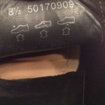 Hugo Boss Mens Black Calf Leather Loafers Bicycle Toe Shoes Sz 8.5