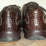 Cole Haan brown croc casual shoes