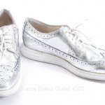 Cole Haan Lunargrand Long Wing C12443 silver 9.5 leather oxford shoe $198 HBM235