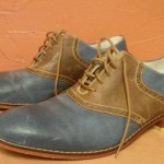 Cole Haan Colton Saddle 12M Blue Brown Classic Oxford Dress Shoe Nike Air