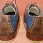 Cole Haan Colton Saddle 12M Blue Brown Classic Oxford Dress Shoe Nike Air