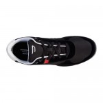 Diesel Mens The Bays Black Casual Lace Up Sneakers Shoes