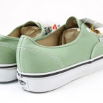Vans Mens Authentic Brushed Twill Shoes Mint Green White 10 NWT