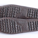 Cole Haan Gunnison Croc C05921 brown 9 leather driver loafer shoe $148 HBM245
