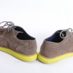 Cole Haan Lunargrand C11095 brown 11 suede wingtip lace oxford shoe $198 HBM234