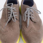 Cole Haan Lunargrand C11095 brown 11 suede wingtip lace oxford shoe $198 HBM234