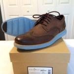Nike x Cole Haan Lunargrand Wing Tip Oxford 11 M Chestnut Blue