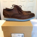 Nike x Cole Haan Lunargrand Wing Tip Oxford 11 M Chestnut Blue