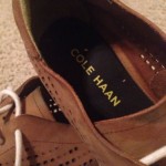Mens Cole Haan Nike Air Lunarlon Casual Lace Up Shoes Size 9 Brown