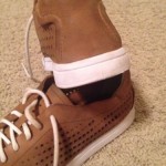 Mens Cole Haan Nike Air Lunarlon Casual Lace Up Shoes Size 9 Brown