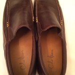 Cole Haan Mens Brown Leather Slip On Loafers Size 13