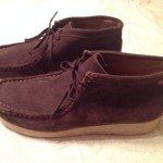 Mens Sz 9 Brown Suede Clarks Wallabees