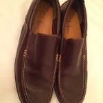 Cole Haan Mens Brown Leather Slip On Loafers Size 13