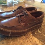 LK NW Mens Timberland Leather Sperry Style Loafers Top Sider Boat Shoes 10 Brown