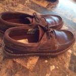 LK NW Mens Timberland Leather Sperry Style Loafers Top Sider Boat Shoes 10 Brown