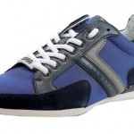 Hugo Boss Men’s Spacit Fashion Leather Sneaker Open Blue Shoes