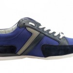 Hugo Boss Men’s Spacit Fashion Leather Sneaker Open Blue Shoes