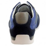 Hugo Boss Men’s Spacit Fashion Leather Sneaker Open Blue Shoes