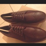 New Cole Haan Cooper Square Wingtip Mens Leather Shoes Chestnut 12 W C11693 NIB