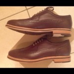 New Cole Haan Cooper Square Wingtip Mens Leather Shoes Chestnut 12 W C11693 NIB