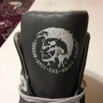Diesel Men’s I’m Pression Gray/White Hightop Sneakers W/Gradient Laces Size 9.5