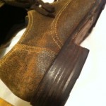 Cole Haan Distressed Brown Leather Cap Toe Oxfords, Size 8M. Nice!